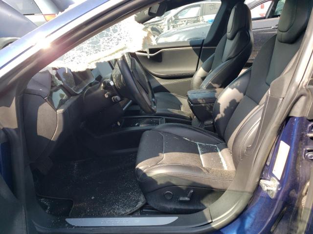 5YJSA1E20JF293598 - 2018 TESLA MODEL S Կապույտ լուսանկար 7