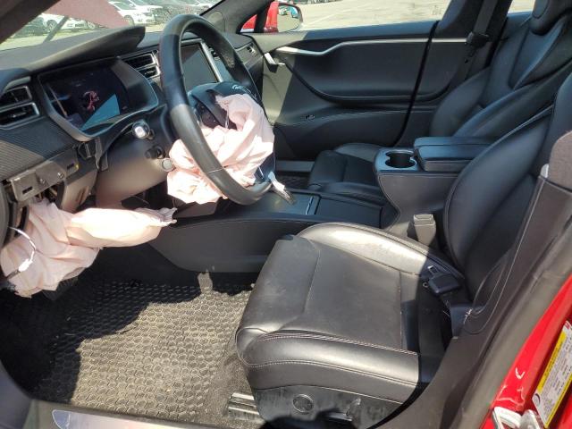 5YJSA1E20JF248239 - 2018 TESLA MODEL S أحمر صورة 7