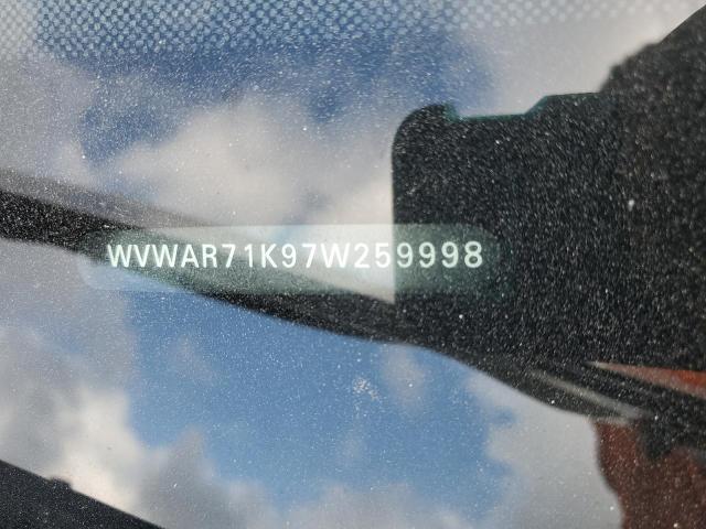 WVWAR71K97W259998 - 2007 VOLKSWAGEN RABBIT GRAY photo 12