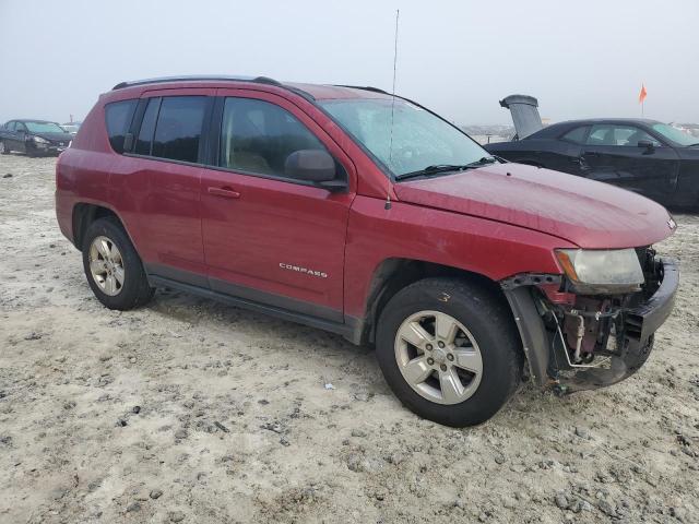 1C4NJCBA0ED882653 - 2014 JEEP COMPASS SPORT 勃艮第红 照片 4