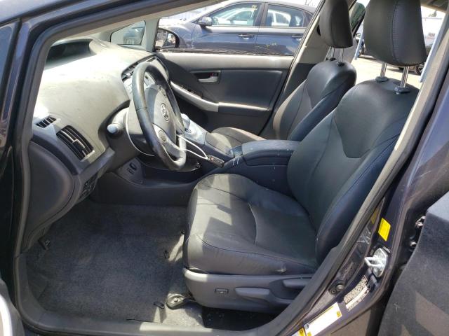 JTDKN3DUXB0266010 - 2011 TOYOTA PRIUS CHARCOAL photo 7