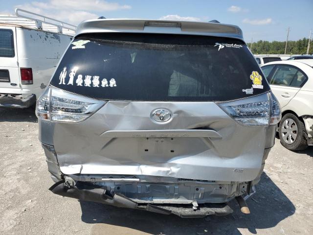 5TDXK3DCXFS619015 - 2015 TOYOTA SIENNA SPORT SILVER photo 6