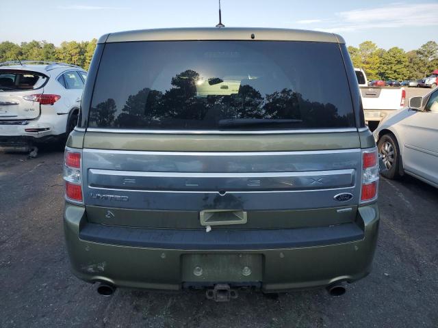 2FMHK6DT8DBD29551 - 2013 FORD FLEX LIMITED GREEN photo 6