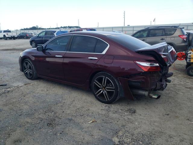 1HGCR2F5XHA089004 - 2017 HONDA ACCORD SPORT برغندي صورة 2