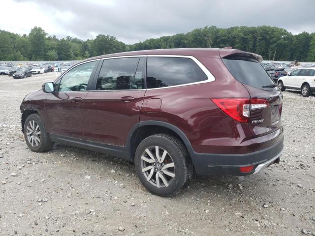 5FNYF6H57KB073617 - 2019 HONDA PILOT EXL BURGUNDY photo 2