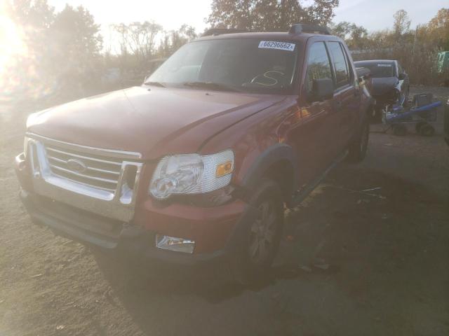 1FMEU31E69UA07803 - 2009 FORD EXPLORER S XLT BURGUNDY photo 2