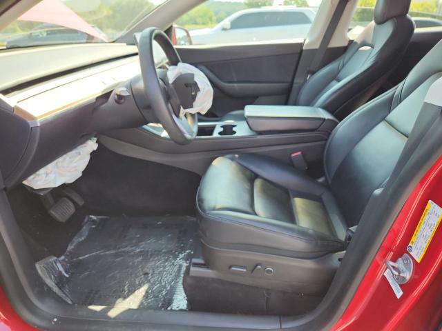 7SAYGDEE4NF315972 - 2022 TESLA MODEL Y 红色 照片 7