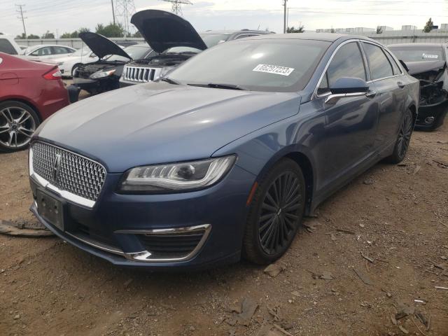 3LN6L5F9XJR625829 - 2018 LINCOLN MKZ RESERVE BLUE photo 1