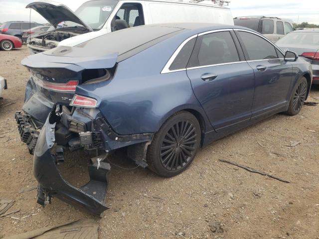 3LN6L5F9XJR625829 - 2018 LINCOLN MKZ RESERVE BLUE photo 3