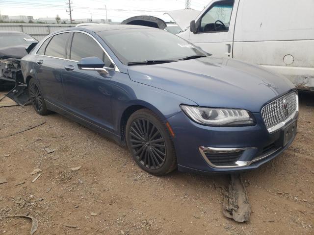 3LN6L5F9XJR625829 - 2018 LINCOLN MKZ RESERVE BLUE photo 4