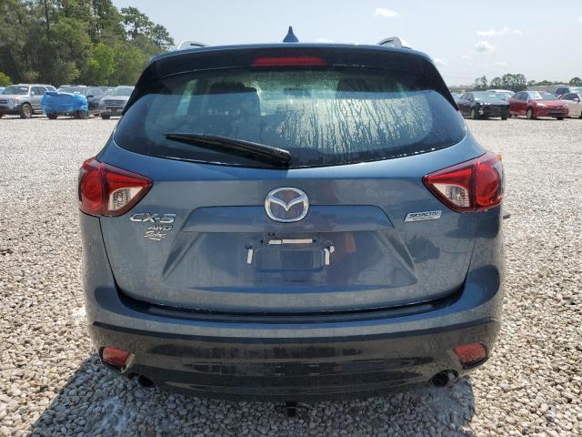 JM3KE4BY6G0752503 - 2016 MAZDA CX-5 SPORT BLUE photo 6