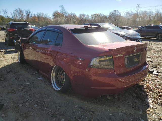 19UUA76508A004941 - 2008 ACURA TL TYPE S RED photo 3