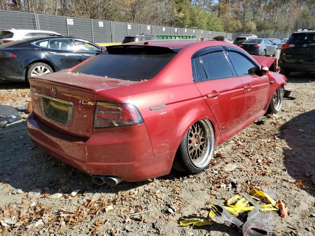 19UUA76508A004941 - 2008 ACURA TL TYPE S RED photo 4