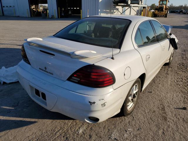 1G2NF52E54M708743 - 2004 PONTIAC GRAND AM SE1 WHITE photo 4