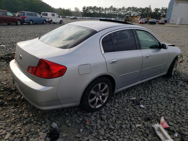 JNKCV51E76M501943 - 2006 INFINITI G35 SILVER photo 3