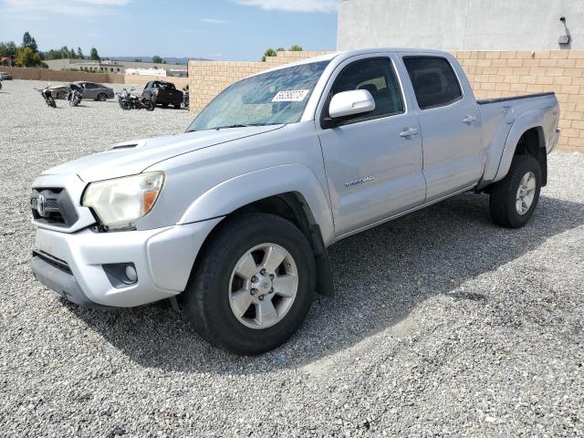 3TMKU4HN7CM034068 - 2012 TOYOTA TACOMA DOUBLE CAB PRERUNNER LONG BED SILVER photo 1