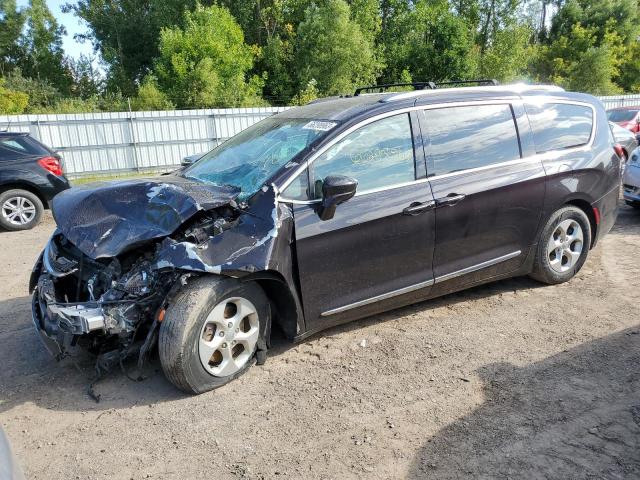 2C4RC1EGXHR592079 - 2017 CHRYSLER PACIFICA TOURING L PLUS BLACK photo 1