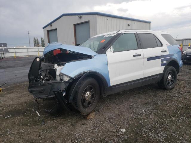 1FM5K8AR9JGB92700 - 2018 FORD EXPLORER POLICE INTERCEPTOR TWO TONE photo 1
