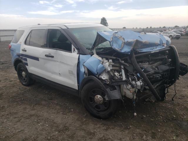 1FM5K8AR9JGB92700 - 2018 FORD EXPLORER POLICE INTERCEPTOR TWO TONE photo 4