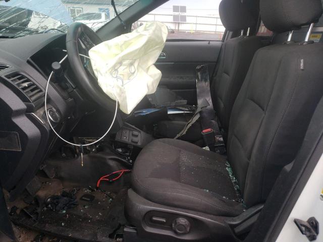 1FM5K8AR9JGB92700 - 2018 FORD EXPLORER POLICE INTERCEPTOR TWO TONE photo 7