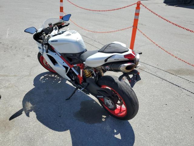 ZDM1XBMVXBB014971 - 2011 DUCATI 848 WHITE photo 3