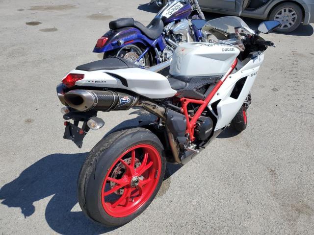 ZDM1XBMVXBB014971 - 2011 DUCATI 848 WHITE photo 4