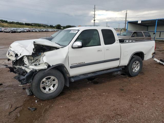 5TBRT34105S459268 - 2005 TOYOTA TUNDRA ACCESS CAB SR5 WHITE photo 1