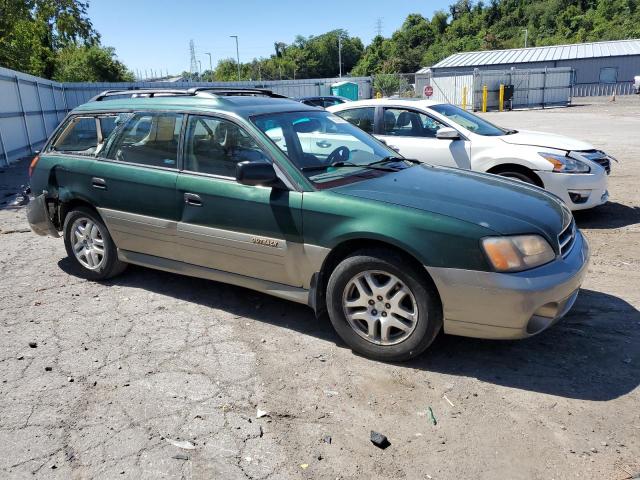 4S3BH675717626109 - 2001 SUBARU LEGACY OUTBACK AWP 绿色 照片 4