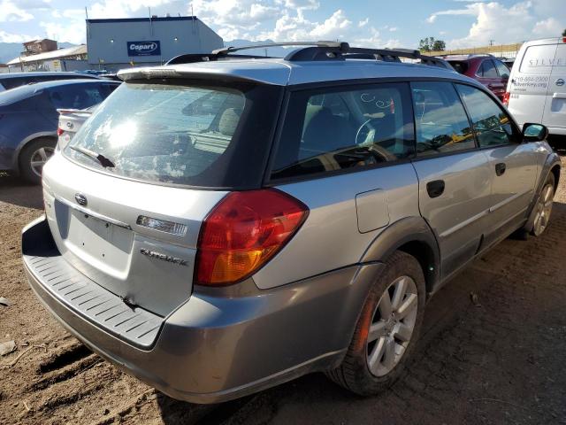 4S4BP61C967315990 - 2006 SUBARU LEGACY OUTBACK 2.5I SILVER photo 3