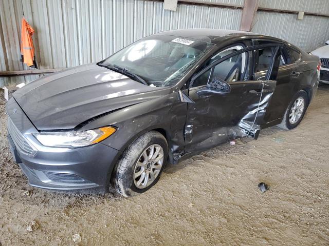 3FA6P0G71JR194375 - 2018 FORD FUSION S GRAY photo 1