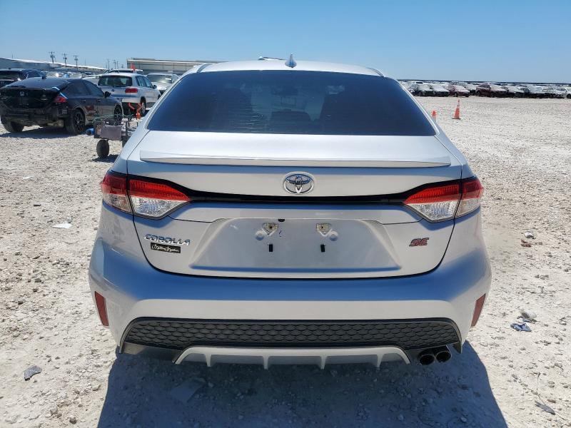 5YFS4MCE2NP129916 - 2022 TOYOTA COROLLA SE Күміс фото 6