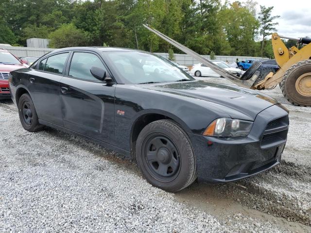 2C3CDXAT4EH205993 - 2014 DODGE CHARGER POLICE BLACK photo 4