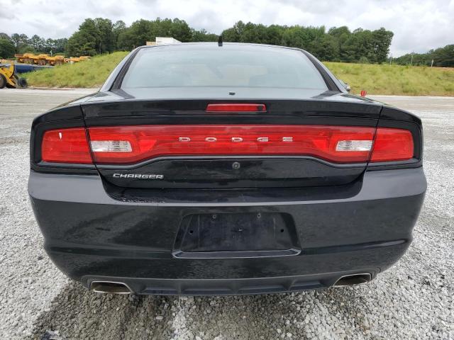 2C3CDXAT4EH205993 - 2014 DODGE CHARGER POLICE BLACK photo 6