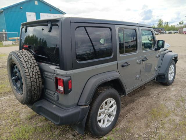 1C4HJXDN6PW632944 - 2023 JEEP WRANGLER SPORT GRAY photo 3