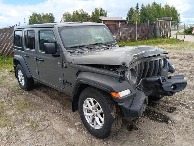 1C4HJXDN6PW632944 - 2023 JEEP WRANGLER SPORT GRAY photo 4