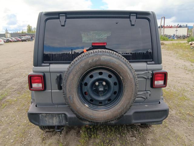 1C4HJXDN6PW632944 - 2023 JEEP WRANGLER SPORT GRAY photo 6