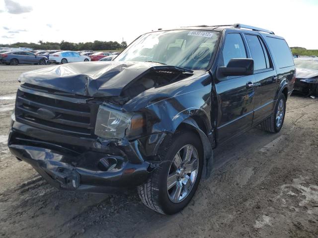 1FMJK1K58AEB69745 - 2010 FORD EXPEDITION EL LIMITED BLACK photo 1