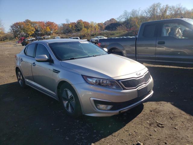 KNAGM4AD0D5058658 - 2013 KIA OPTIMA HYBRID SILVER photo 1