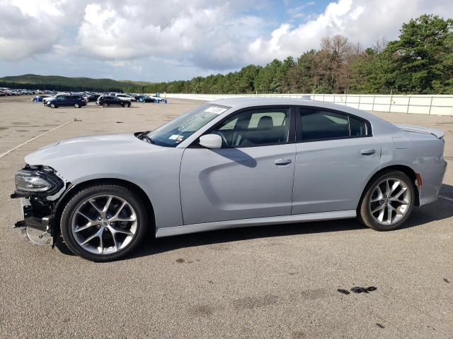 2C3CDXHG8NH183120 - 2022 DODGE CHARGER GT GRAY photo 1