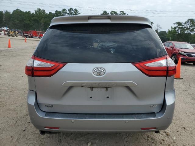 5TDYK3DC9GS749096 - 2016 TOYOTA SIENNA XLE SILVER photo 6