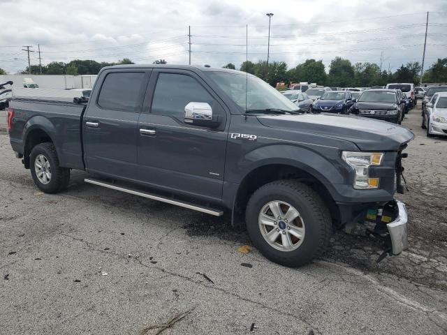 1FTFW1EG1HFA35997 - 2017 FORD F150 SUPERCREW GRAY photo 4