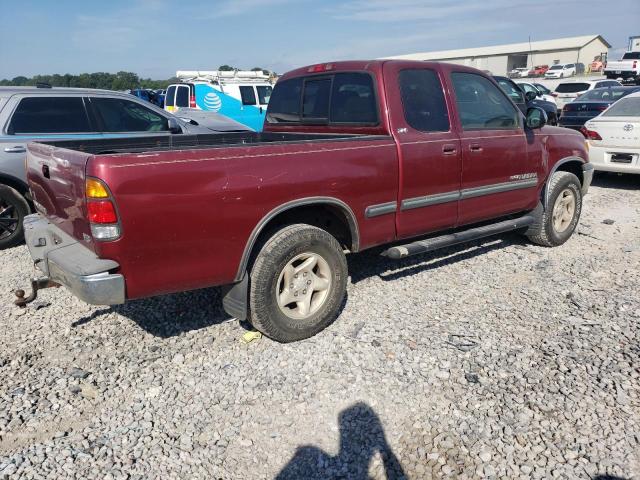 5TBRT3416YS045593 - 2000 TOYOTA TUNDRA ACCESS CAB Tünd qırmızı foto 3