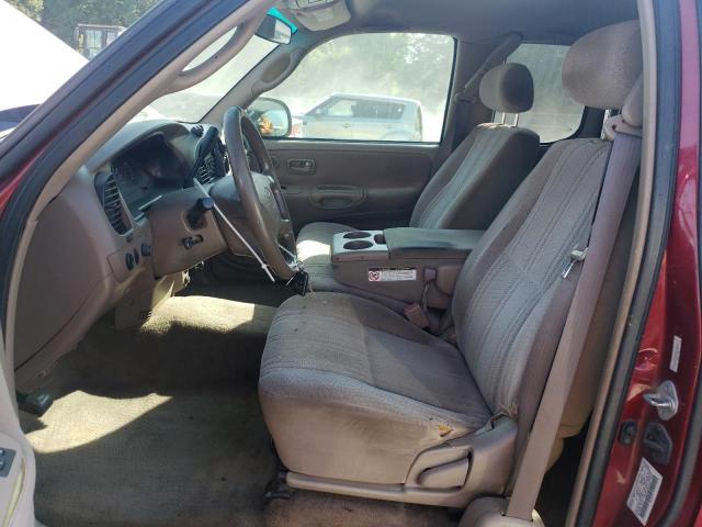 5TBRT3416YS045593 - 2000 TOYOTA TUNDRA ACCESS CAB Tünd qırmızı foto 7