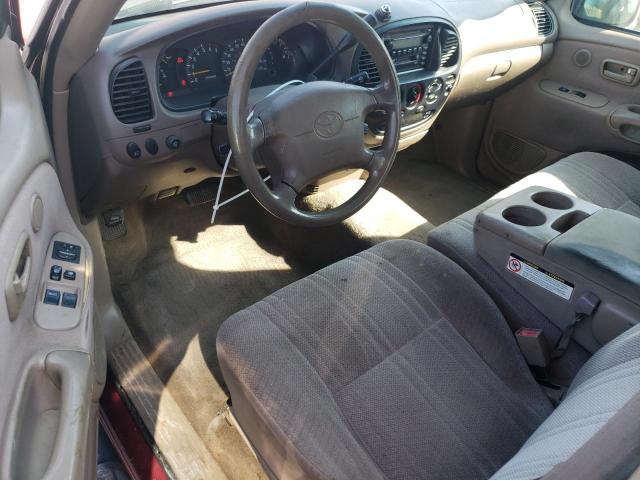 5TBRT3416YS045593 - 2000 TOYOTA TUNDRA ACCESS CAB Tünd qırmızı foto 8