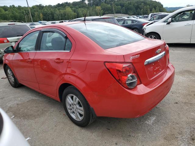 1G1JC5SH3D4169027 - 2013 CHEVROLET SONIC LT RED photo 2