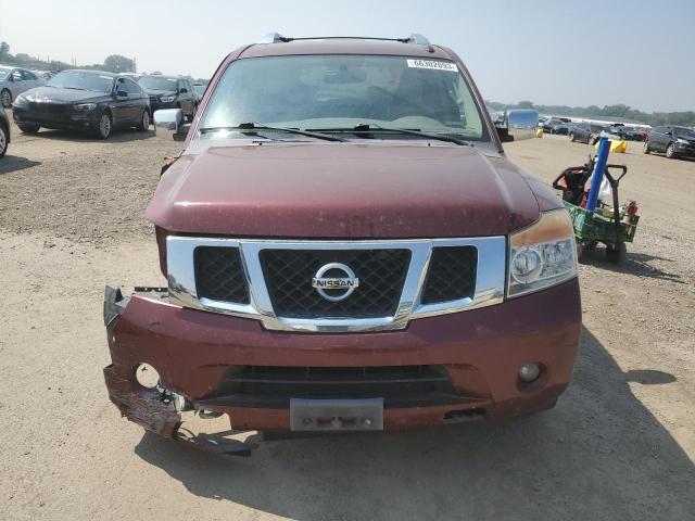 5N1BA0NE9BN619160 - 2011 NISSAN ARMADA PLATINUM BURGUNDY photo 5