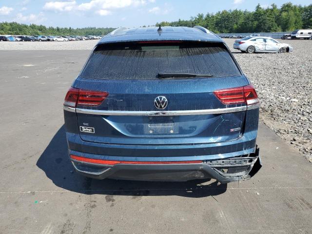 1V2LC2CA4MC216814 - 2021 VOLKSWAGEN ATLAS CROS SE BLUE photo 6