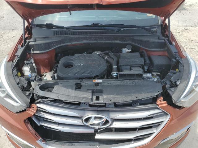 5XYZW4LAXJG506741 - 2018 HYUNDAI SANTA FE S ORANGE photo 12