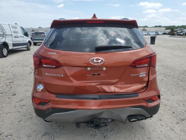 5XYZW4LAXJG506741 - 2018 HYUNDAI SANTA FE S ORANGE photo 6