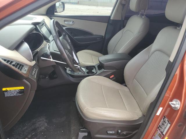 5XYZW4LAXJG506741 - 2018 HYUNDAI SANTA FE S ORANGE photo 7